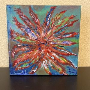 Acrylic painting “XMOOD” great gift home decor